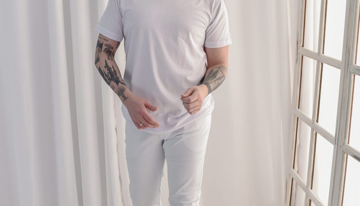 Calça Fit Masculina Jeans Básica (0204)