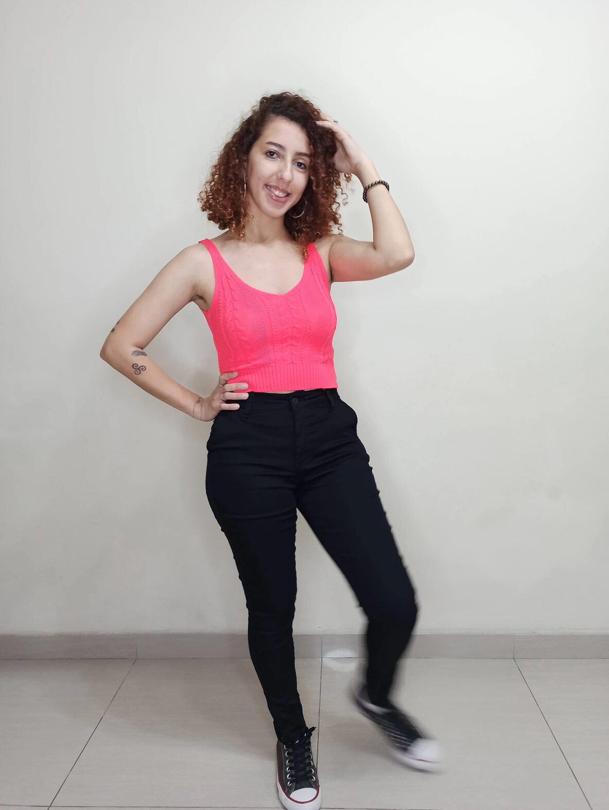 Calça Cigarrete Feminina Jeans com Lycra Acetinado Semi Social