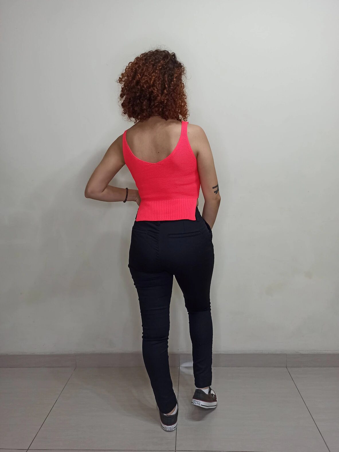 Calça Cigarrete Feminina Jeans com Lycra Acetinado Semi Social