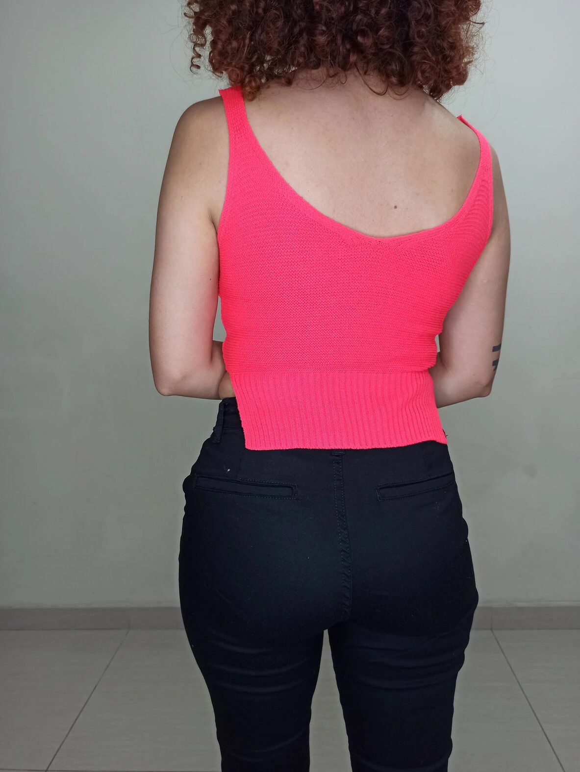 Calça Cigarrete Feminina Jeans com Lycra Acetinado Semi Social