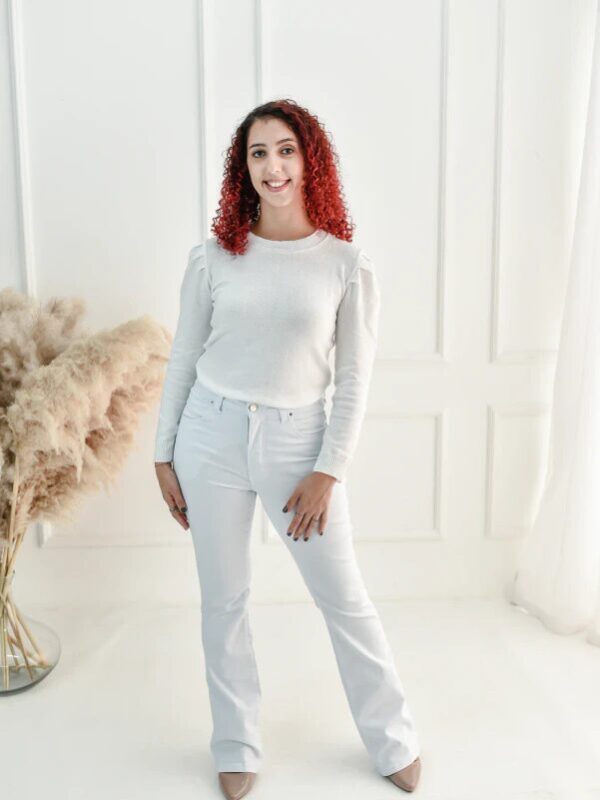 Calça Flare Feminina Jeans Plus