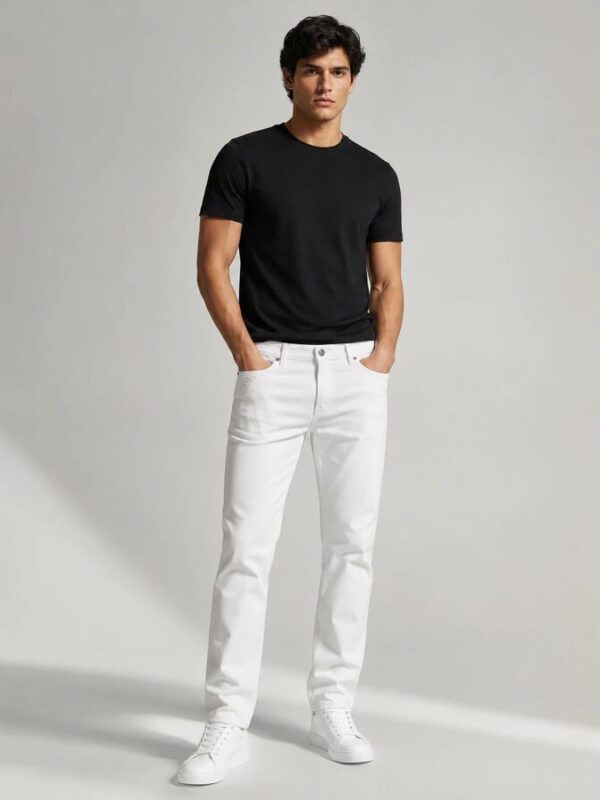 Calça Masculina em Jeans com Lycra Super Skinny (57654)
